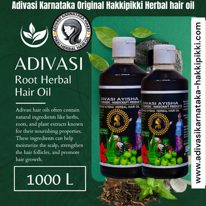 Adivasi Karnataka Hakkipikki Neelambari Hair Oil